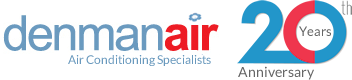 Denmanair air conditioning specialists logo